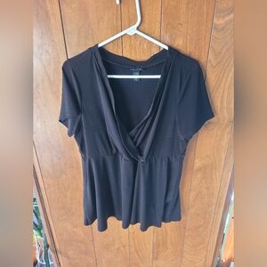 Torrid Deep Plunge, Peplum Shirt